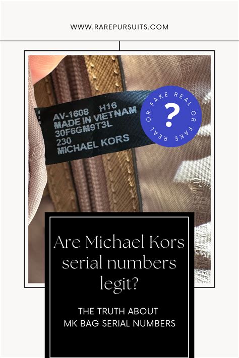 michael kors numero serie|Michael Kors serial number lookup.